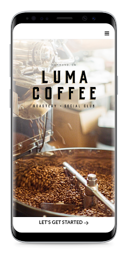 Android application Luma Coffee screenshort
