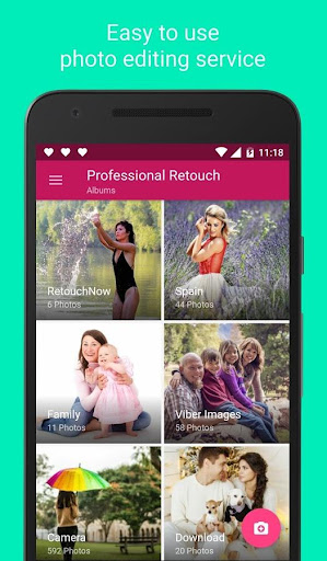 Android application RetouchNow screenshort