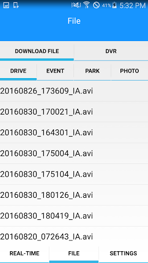 W-DVR Screen 3
