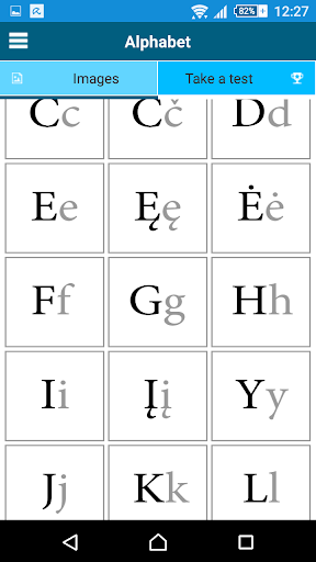 Screenshot of Learn Lithuanian  50 languages