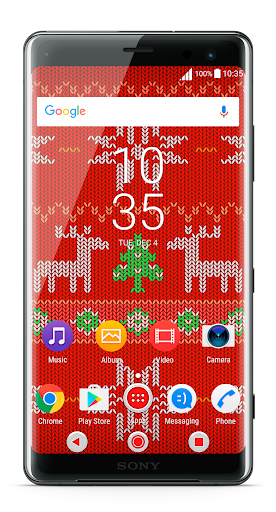 Android application Christmas theme for Xperia™ screenshort