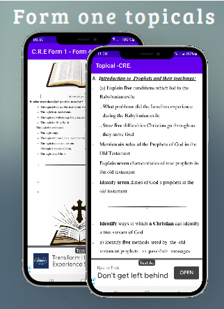 Android application Cre: topical questions. screenshort