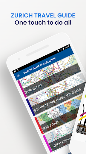 Android application ZURICH TRAM TRAVEL GUIDE screenshort