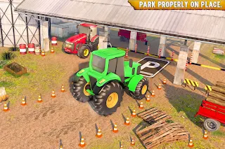 Offroad 3D Tractor Parking Gam - Screenshot 3