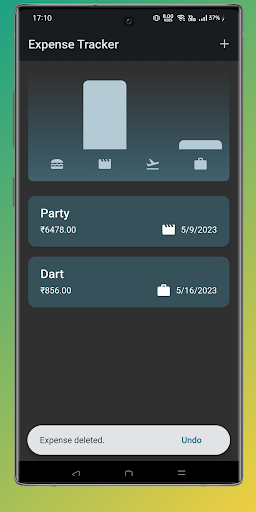 Expense Tracker Screen 2