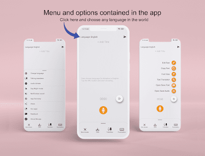 Voice To Text & Translator Pro-skærmbillede