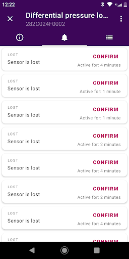 Android application Efento screenshort