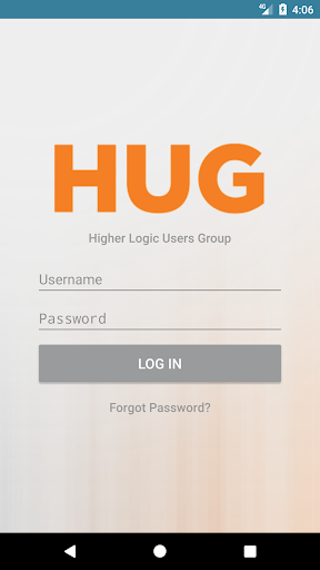Android application Higher Logic Users Group screenshort