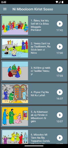 Android application Ni Mbooloom Kirist Sosoo screenshort