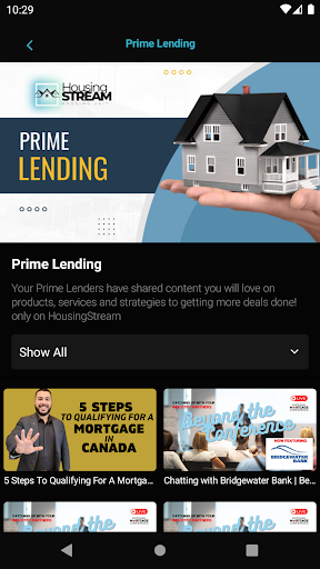 HousingStream Screen 2