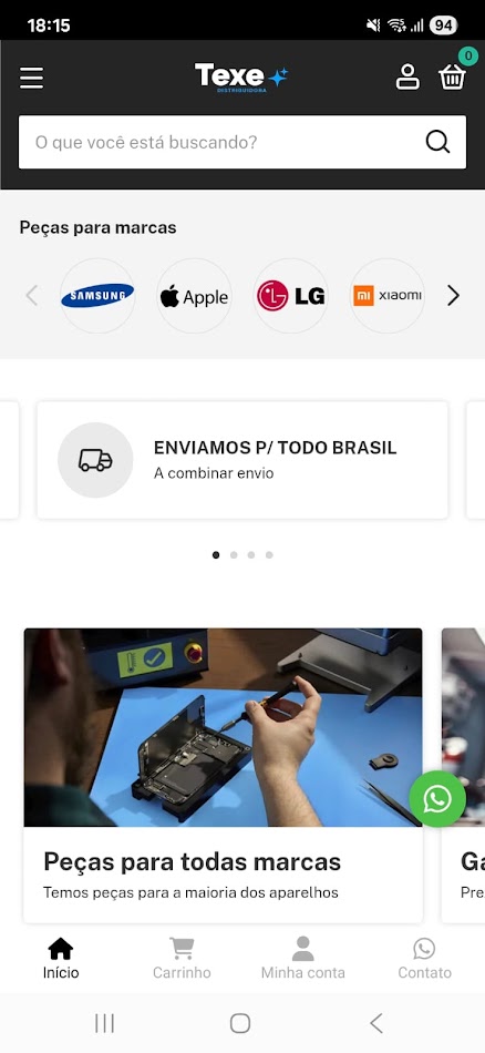 #5. Texe Distribuidora (Android) 由: Mobilizei Aplicativos