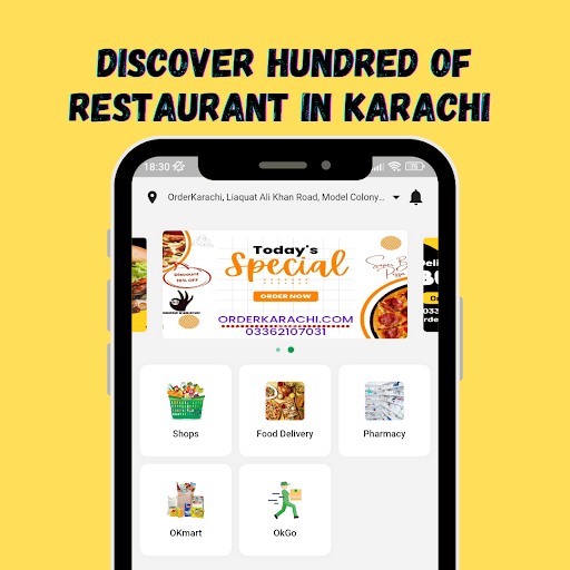 OrderKarachi: Food & Groceries Screen 3