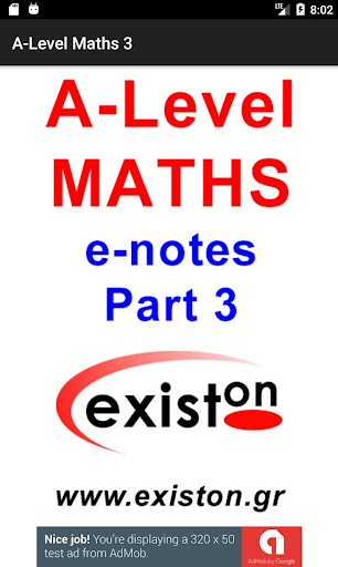 Android application A-Level Mathematics (Part 3) screenshort