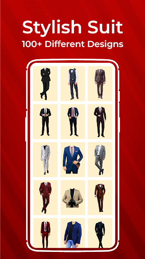 Android application Man suit, suit photo editor screenshort