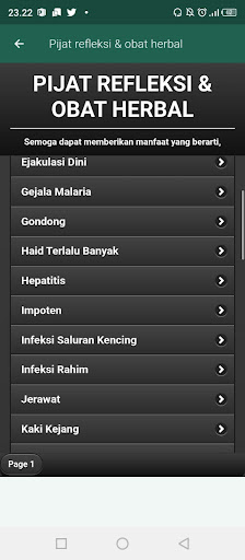 Panduan Pijat Refleksi Tubuh Screen 2