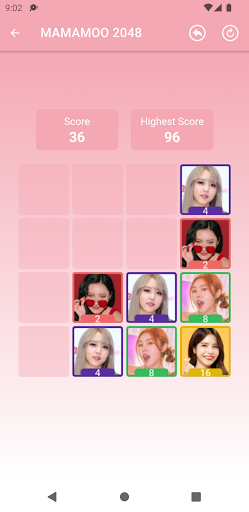 MAMAMOO 2048 Game Screen 3