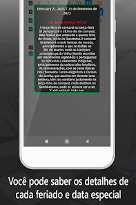 Captura 3 calendário 2023 com feriados android
