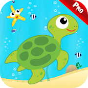 Sea World Animal Kids Games - Name Puzzle Coloring