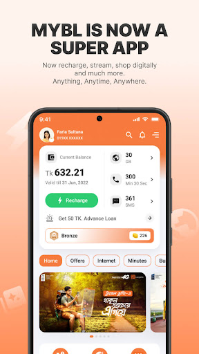 Android application MyBL (My Banglalink) screenshort