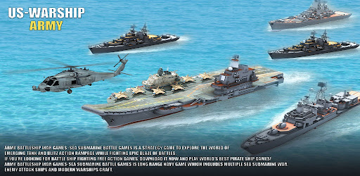 US Warship Army Battle Ship