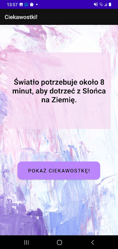 Android application Ciekawostki - Wiedza Ogólna screenshort