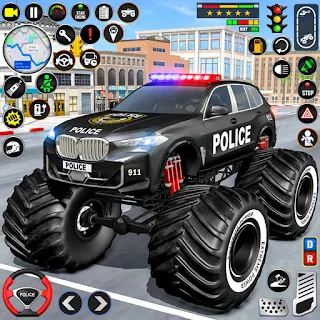 Police Monster Truck Car Games apk
