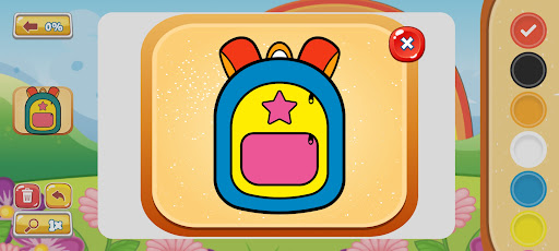Screenshot of Coloring Book: Games for Girls