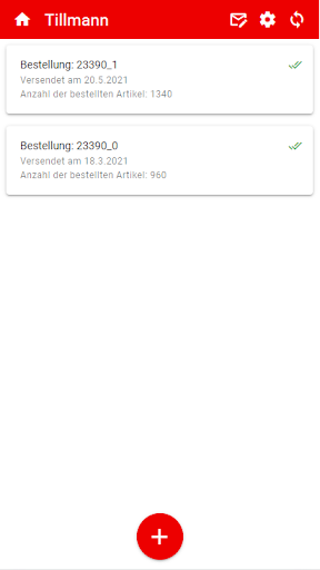 Android application Tillmann Recharge-App screenshort