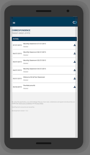 CarePayment Screen 2