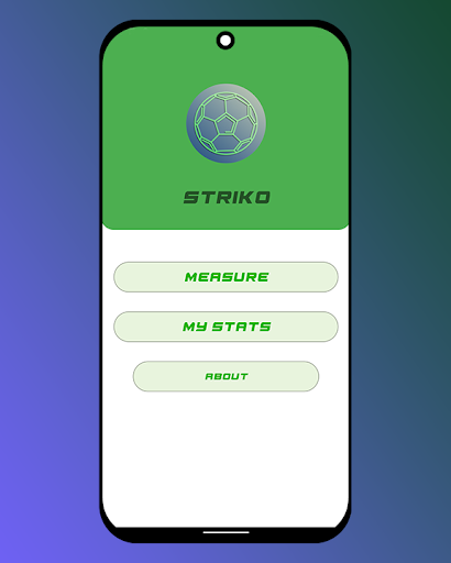 Android application Striko - Soccer Shot Speed screenshort