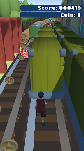 Android application Train Runners screenshort