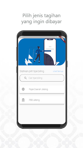 Android application Smart Billing Bank Jateng screenshort