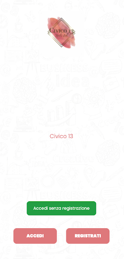 Android application Civico 13 screenshort