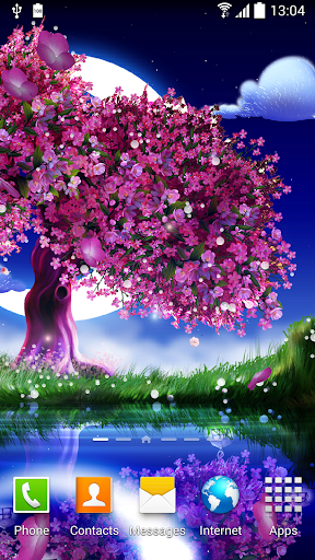 Cherry Blossom Live Wallpaper Screen 2