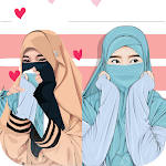 Cover Image of Tải xuống Muslim Girls : Profile Picture 1.0 APK