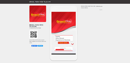Android application brasil fibra screenshort