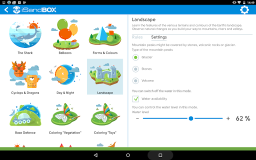 Android application iSandBOX LiteController screenshort