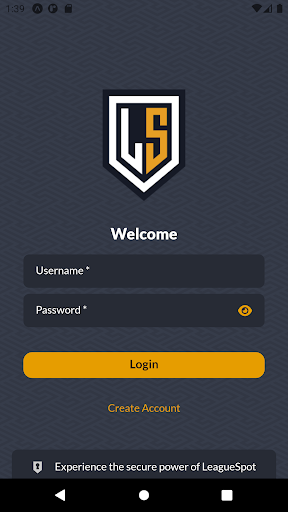 Android application LeagueSpot screenshort