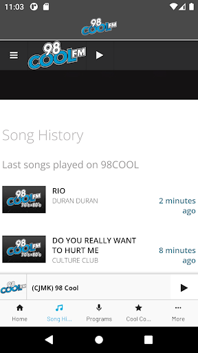 98COOL FM Screen 2