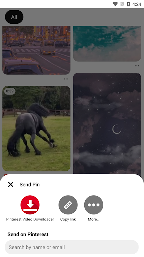 Descargar video y gif desde Pinterest