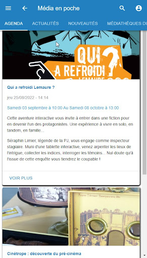 Android application L'échappée screenshort