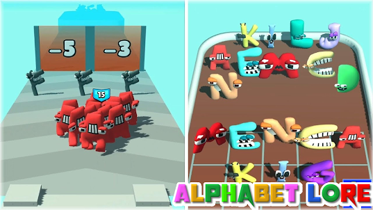 Merge Alphabet - Lore 3D
