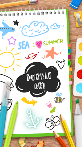 Draw Doodle - Kids drawing screenshots 1