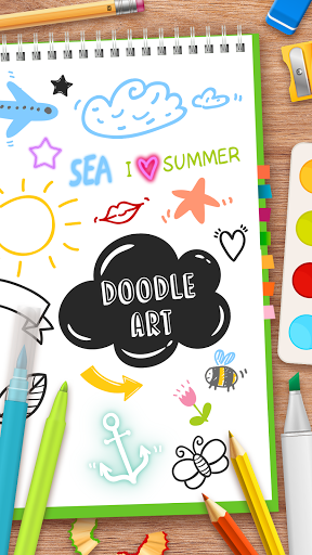 Android application Draw Doodle - Kids drawing screenshort