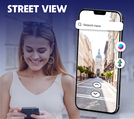 Android application Street View & GPS Navigation screenshort