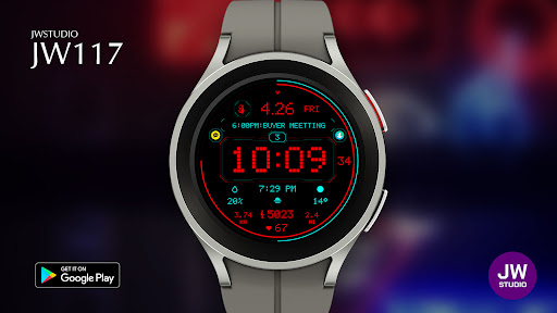 Android application JW117 jwstudio watchface screenshort