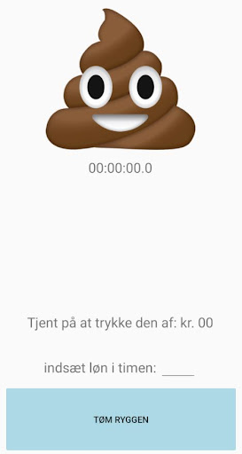 Android application Poop timer screenshort