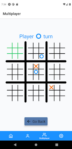 Android application Ultimate Tic Tac Toe screenshort
