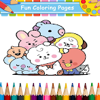 Kpop Kawaii Coloring Book