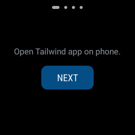 Android application Tailwind - Wear screenshort